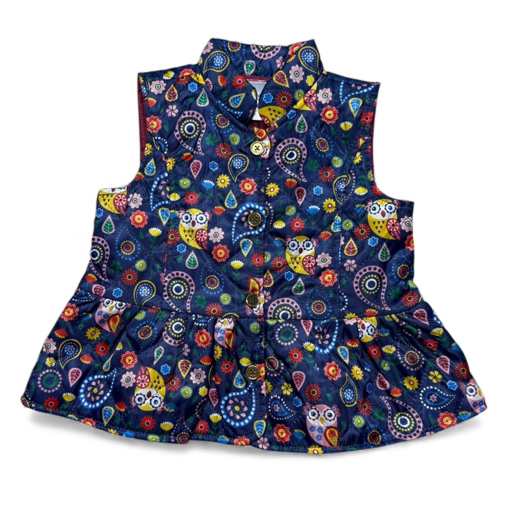 Baby Essentials |  Toddler Multicolor Patterned Vest | 18M